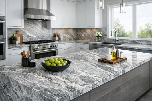 Enhance Spaces with Silver Argento Quartzite - Zicana Boutique - Zicana Boutique