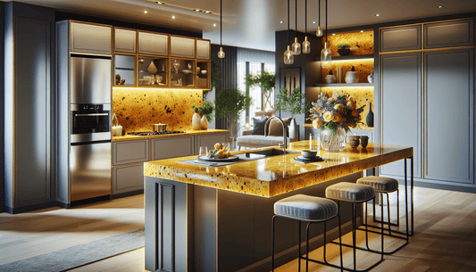 Enhance Spaces with Stylish Yellow Granite Countertops - Z Boutique by Marble Couture