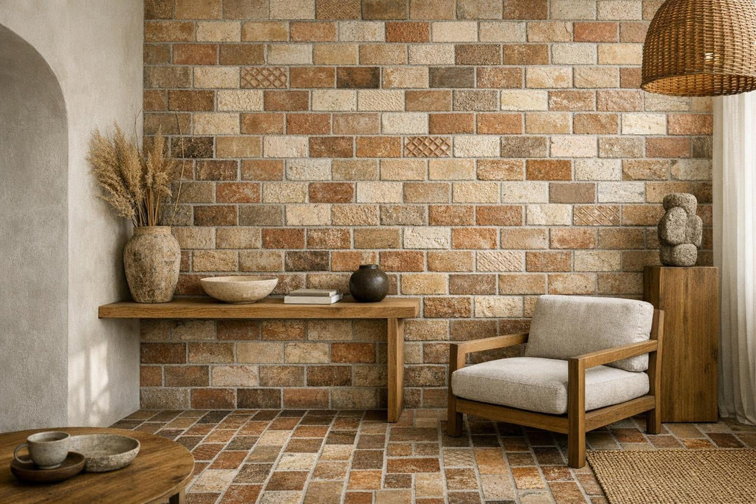Enhance Spaces with Terre Brick Tile from Artistic Tile - Zicana Boutique