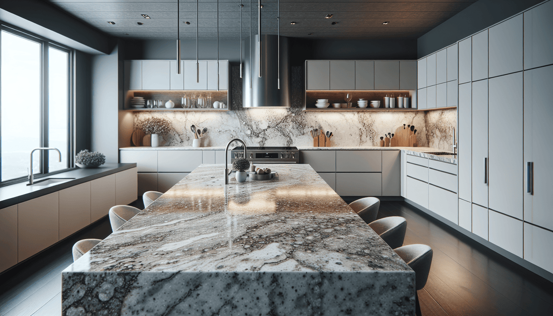 Enhance Spaces with White Galaxy Granite Countertops - Z Boutique by Marble Couture