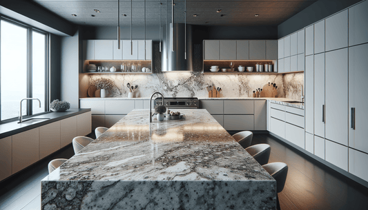 Enhance Spaces with White Galaxy Granite Countertops - Z Boutique by Marble Couture