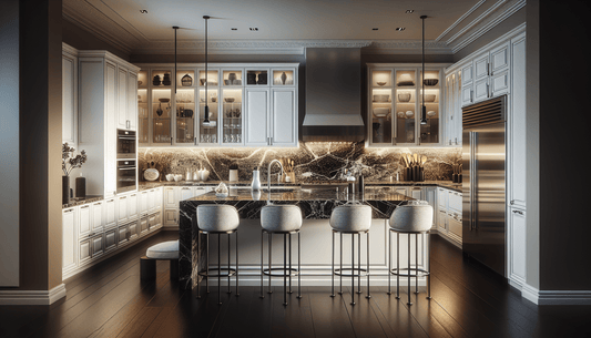 Enhance White Cabinets with Stunning Granite Countertops Solutions - Z Boutique by Marble Couture