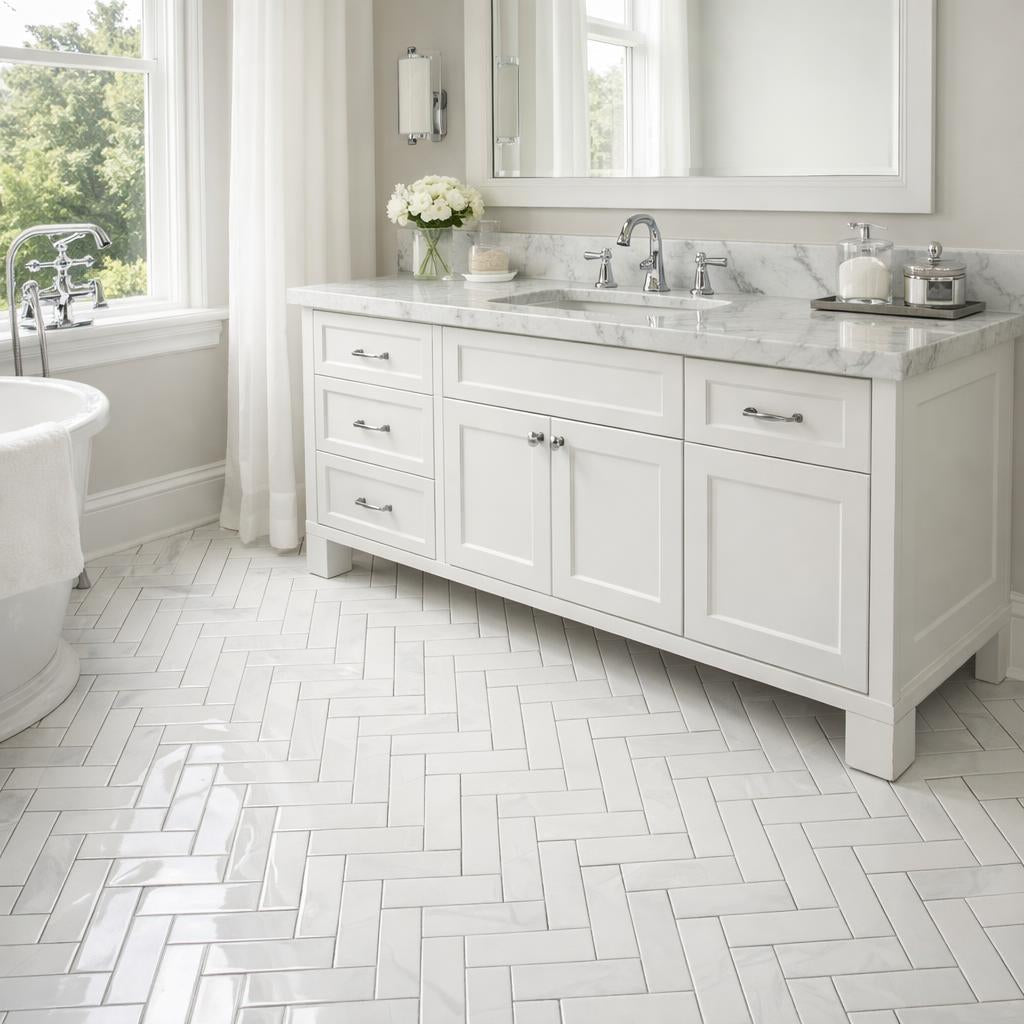 Enhance Your Bathroom with Subway Tile Floor Elegance - Zicana Boutique