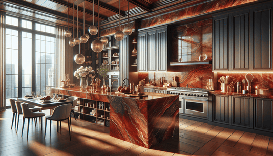 Enhance Your Space: Luxurious Red Granite for Homes and Projects - Z Boutique by Marble Couture