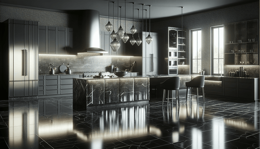 Enhance Your Space with Elegant Diamond Black Granite - Z Boutique by Marble Couture