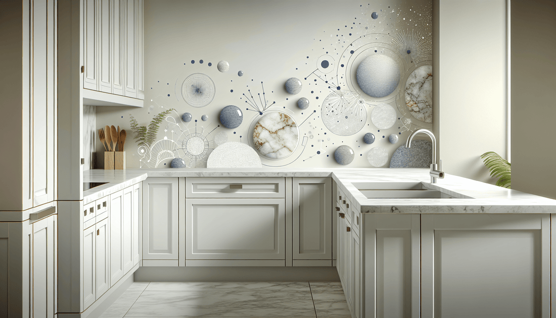 Enhancing Interiors: Quartz Countertops on White Cabinets with Zicana - Z Boutique by Marble Couture