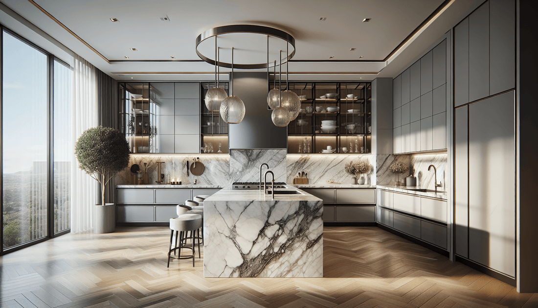 Enhancing Interiors with Marble Countertops and Backsplash - Zicana Boutique