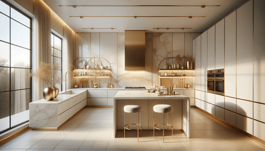 Ethereal Gold Silestone Ideas for Elegant Stone Interiors - Zicana Boutique