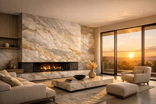 Everest Sunrise Neolith: Elevate Interiors with Stone Elegance - Zicana Boutique