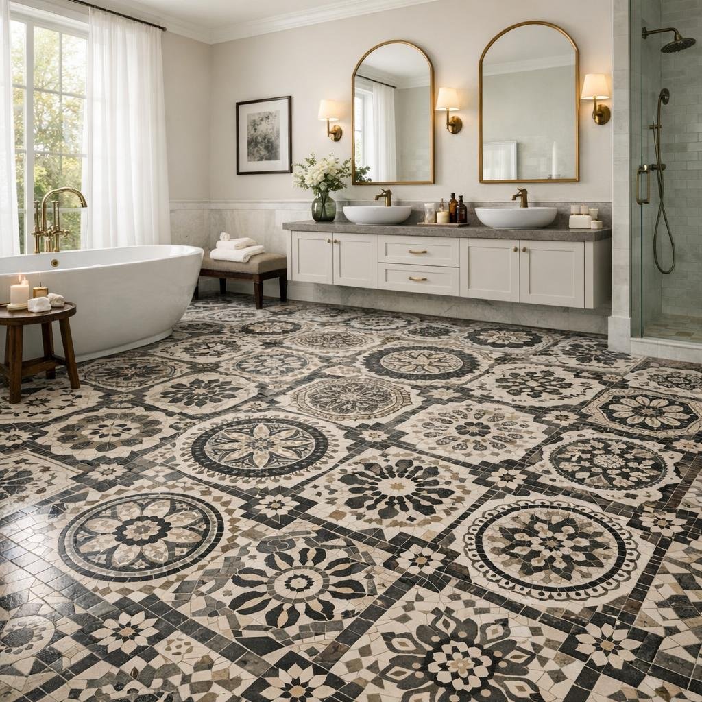 Expert Bathroom Floor Tiling Solutions for Elegant Homes - Zicana Boutique