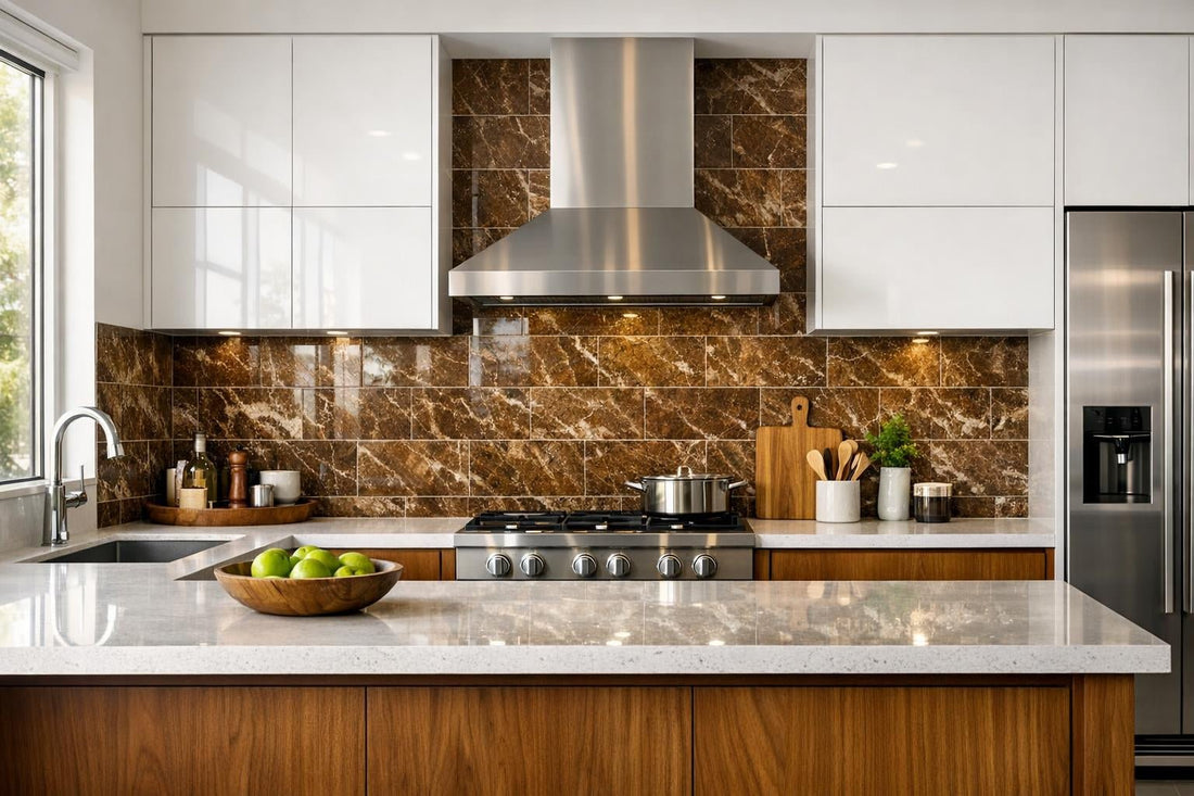 Explore Andor Brown Marble for Luxurious Home Designs - Zicana Boutique