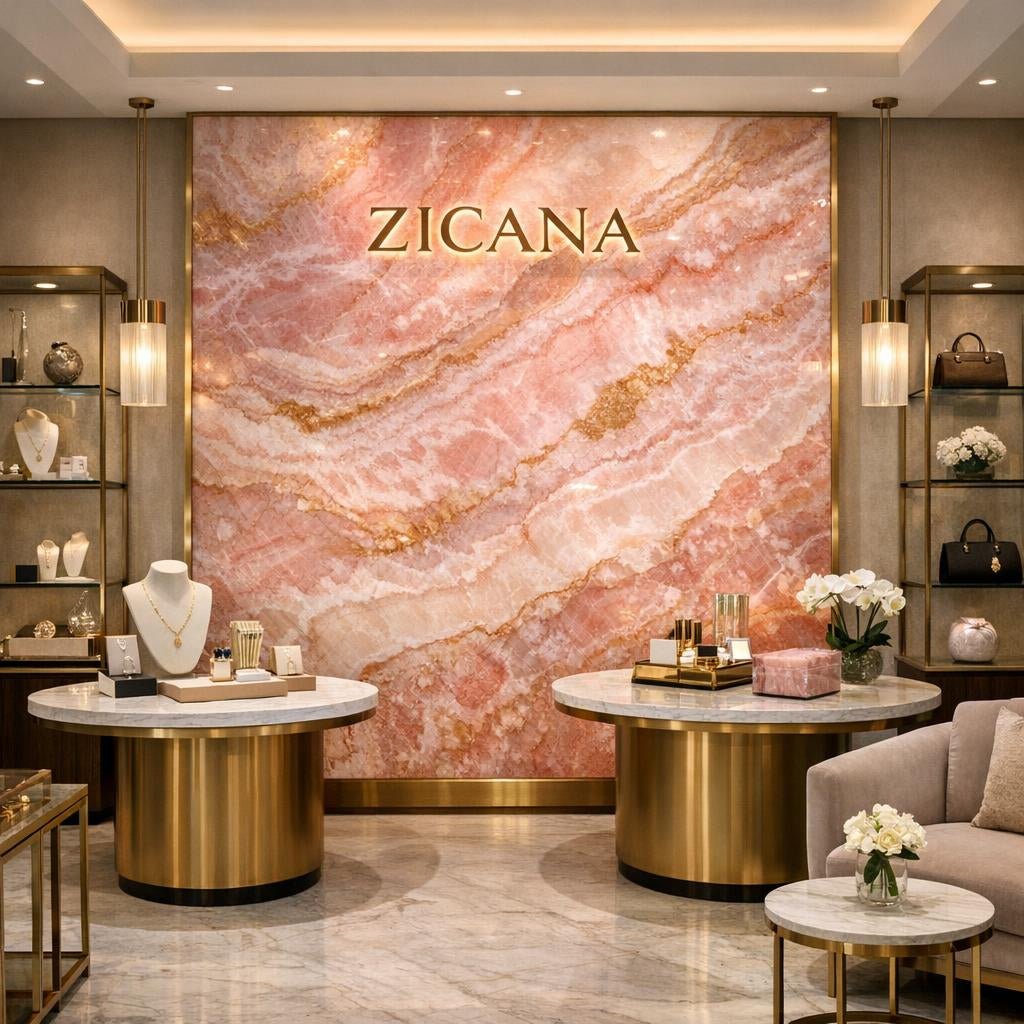 Explore Byzantine Pink Onyx at Zicana Boutique Today - Zicana Boutique