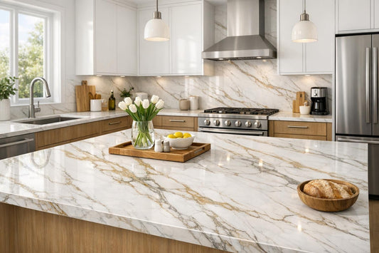 Explore Calacatta Fresco Tessa Quartz for Elegant Interiors - Zicana Boutique