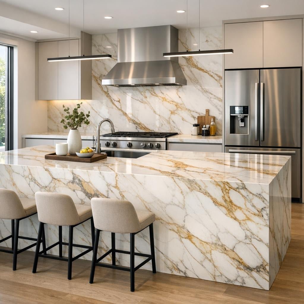 Explore Calacatta Gold Magnum - Florim for Stunning Spaces - Zicana Boutique