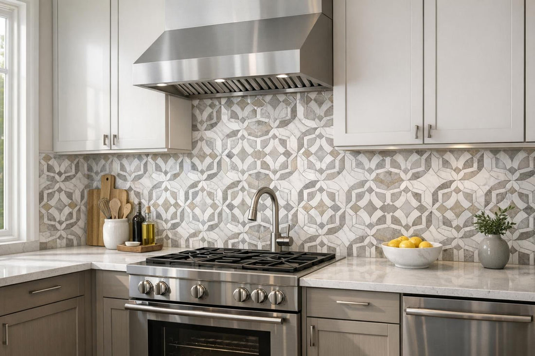 Explore Callen Tundra Waterjet Tile at Zicana Boutique - Zicana Boutique