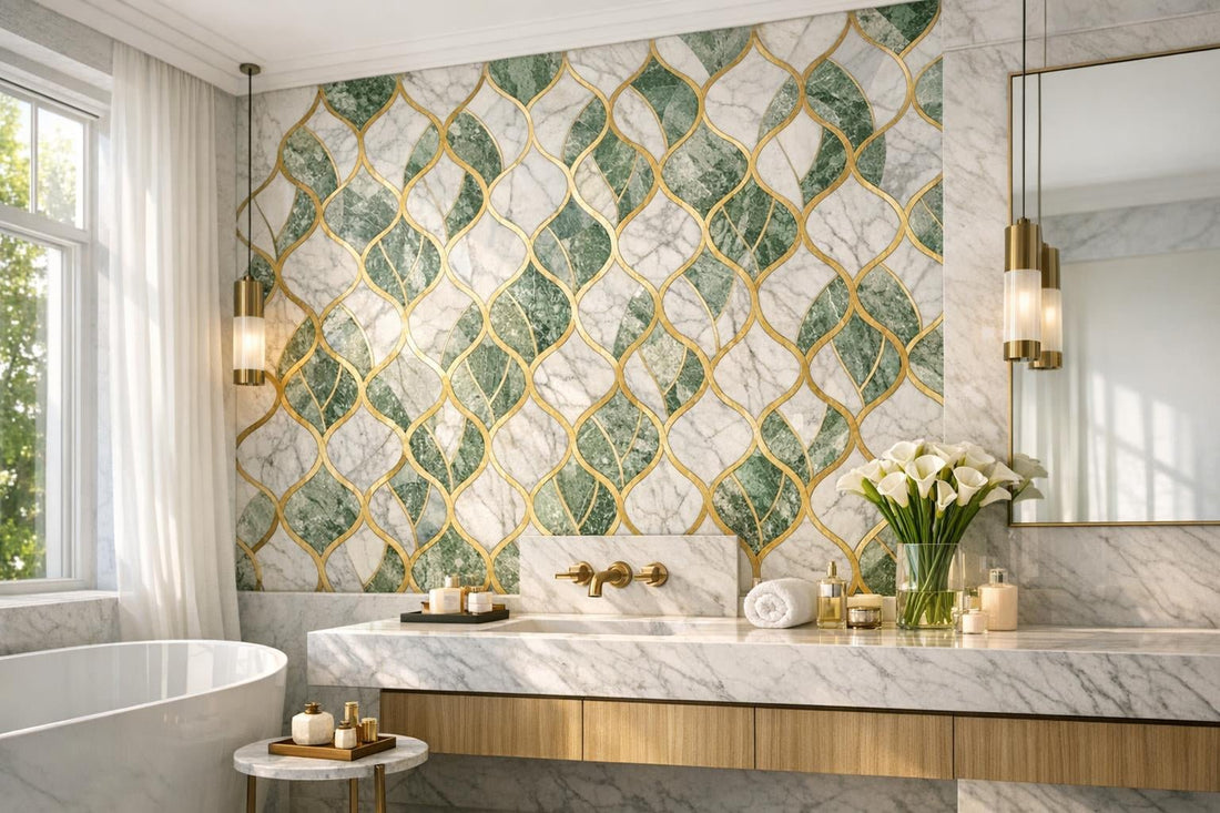 Explore Curvona Primavera Marble Mosaic - Luxury Design Solutions - Zicana Boutique
