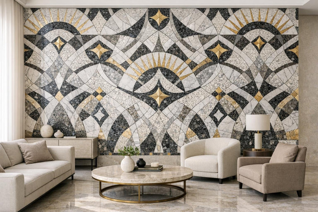 Explore Decova Salma Dolomite Mosaic for Unique Interiors - Zicana Boutique