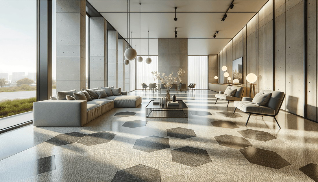 Explore Dune Honed Terrazzo Hexagons for Stunning Spaces - Zicana Boutique