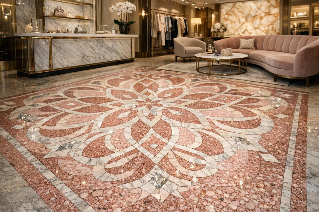 Explore Juvalis Rosa Diamond Mosaic at Zicana Boutique - Zicana Boutique