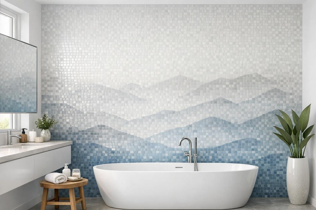 Explore Ombre Mountain Mist Mosaics for Artistic Transformations - Zicana Boutique