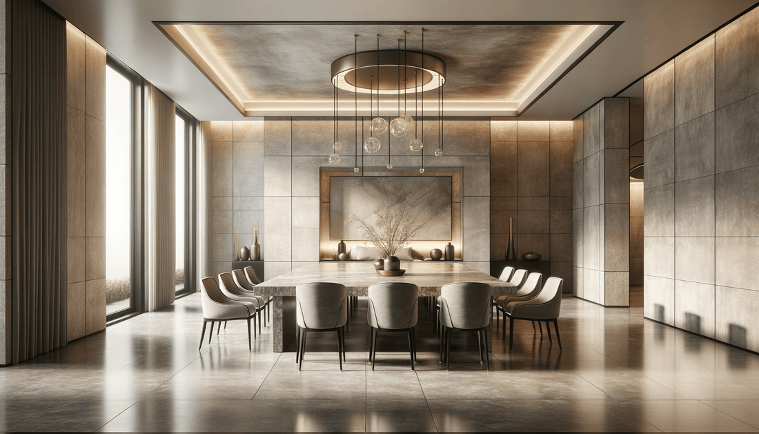 Explore Z-Boutique Dining Room Stone Design Inspirations - Zicana Boutique