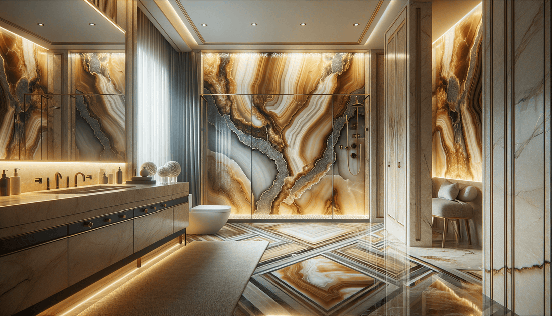 Explore Z-Boutique's unmatched onyx shower wall collection - Zicana Boutique