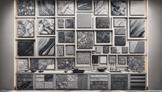 Exploring Gray Granite Countertop Colors at Zicana Boutique - Z Boutique by Marble Couture