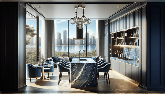 Exploring the Distinctive Beauty of Blue Granite Countertops at Zicana Boutique - Z Boutique by Marble Couture