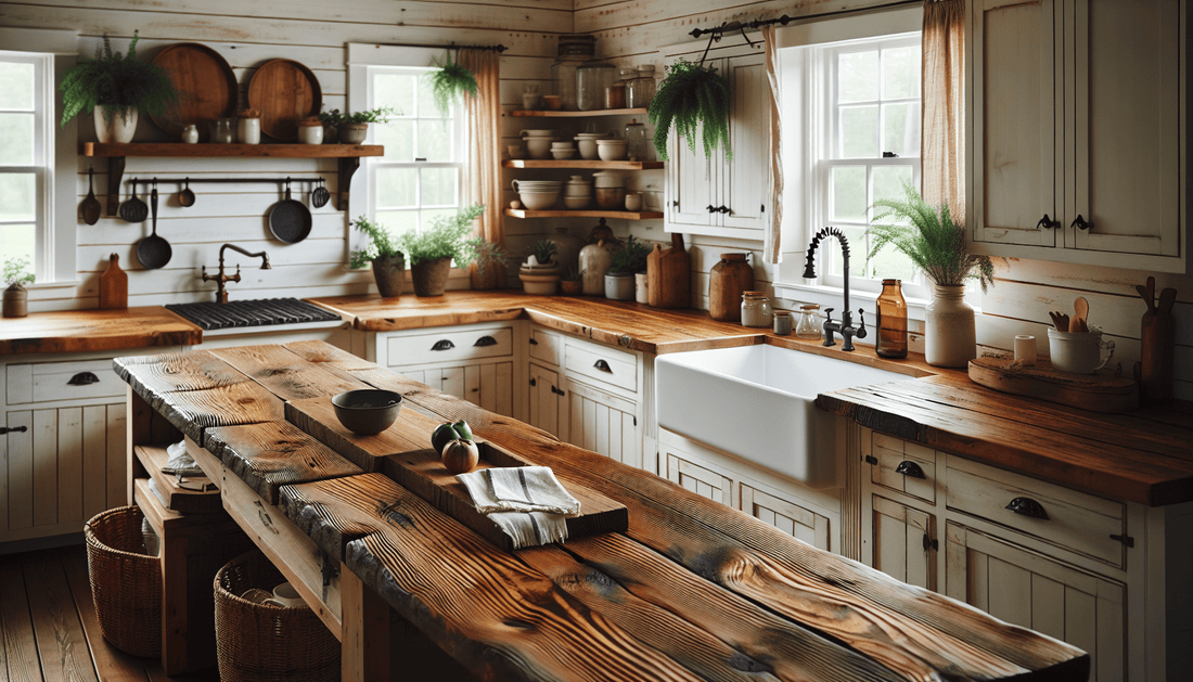 Farmhouse Countertops Perfectly Paired with Stylish Farmhouse Style Sinks - Z Boutique by Marble Couture