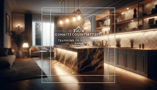 Faux Granite Countertops: Transform Your Home with Zicana Boutique - Z Boutique by Marble Couture