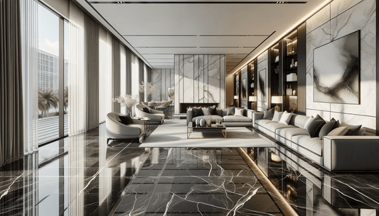 Florim Black & White Marble Elegance for Luxury Interiors - Zicana Boutique