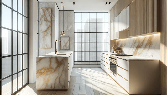 Florim Calacatta Gold Surfaces for Elevated Interior Designs - Zicana Boutique