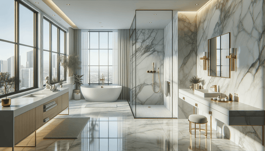 Florim Marble Eternal White for Luxe, Timeless Stone Designs - Zicana Boutique