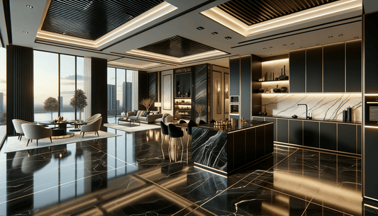 Florim Stone Black Velvet Elegance for Luxury Interiors - Zicana Boutique