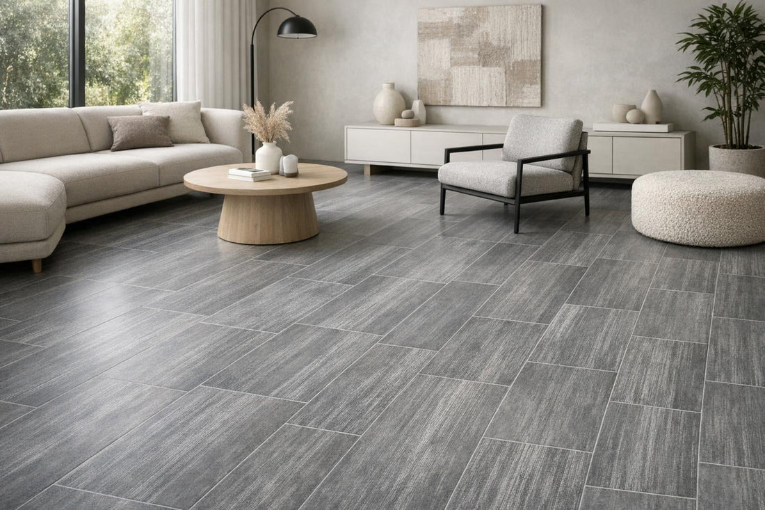 Fringe Thin Grey Tile: Elevate Spaces with Artistic Tile - Zicana Boutique