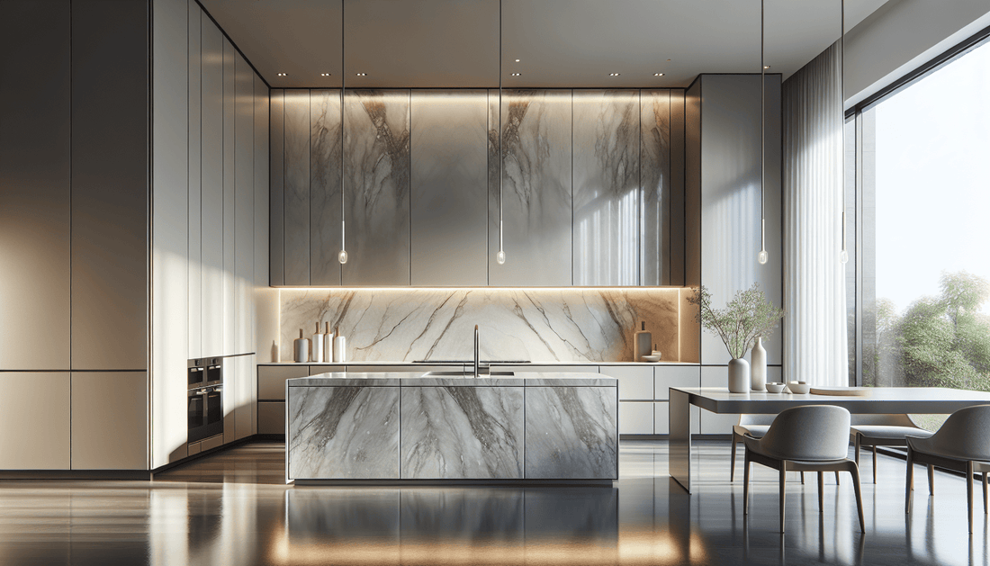 Full-Height Quartz Countertops: Elegance and Functionality Redefined for Interiors - Z Boutique by Marble Couture