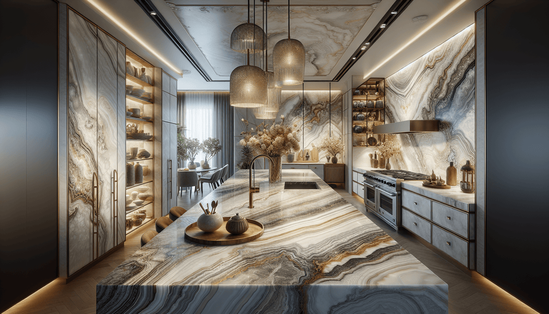 Fusion Quartzite Countertops: Luxury Slabs for Stunning Designs - Zicana Boutique