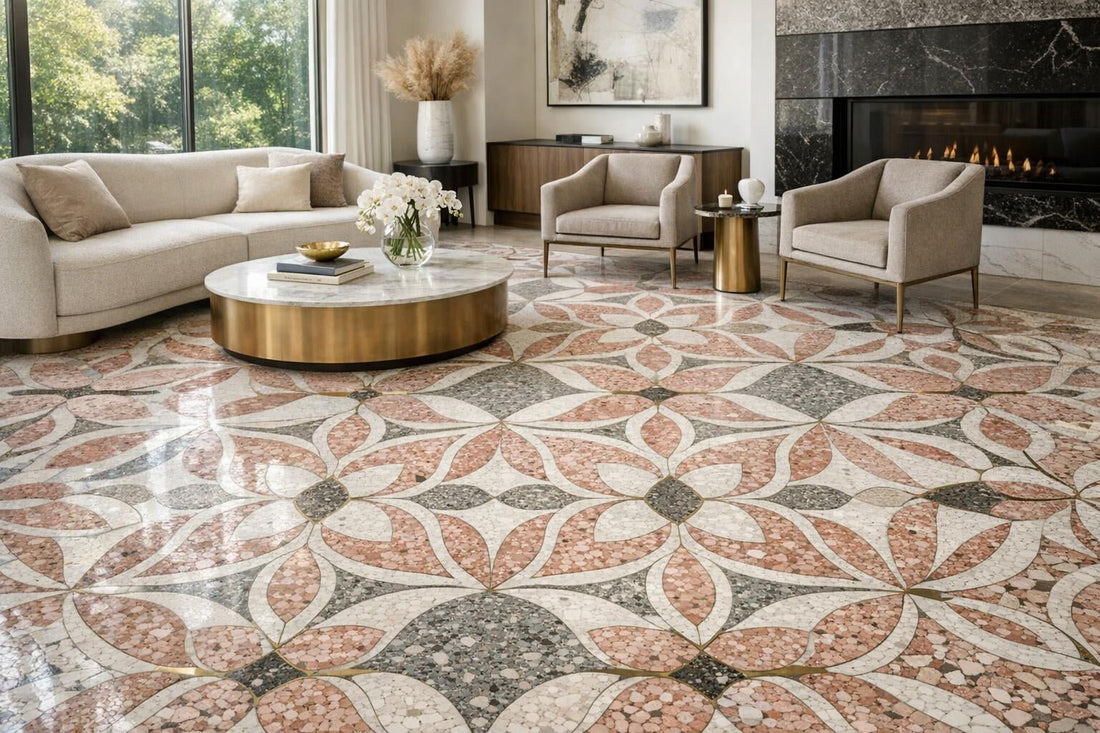 Giore Rose Diamond Terrazzo: Elevate Spaces with Zicana Boutique - Zicana Boutique