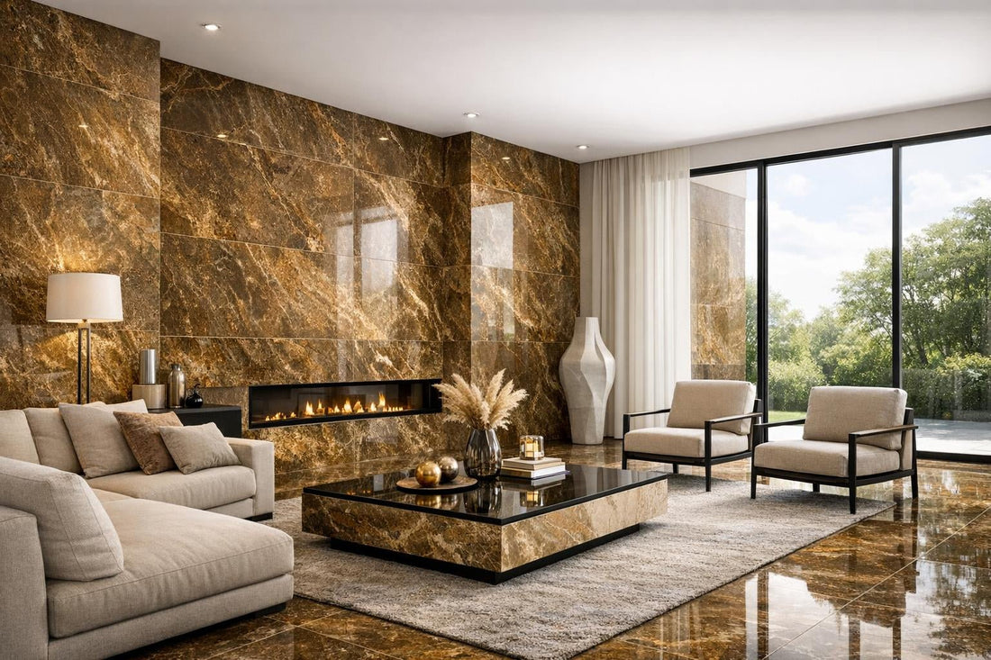 Glam Bronze Maximum Fiandre: Elevate Design with Stone Elegance - Zicana Boutique