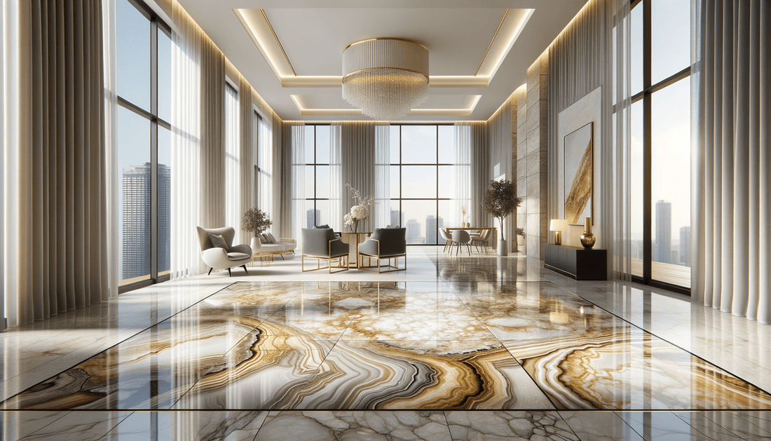 Gold Agate Onyx Tile: Perfect for Luxury Interiors - Zicana Boutique