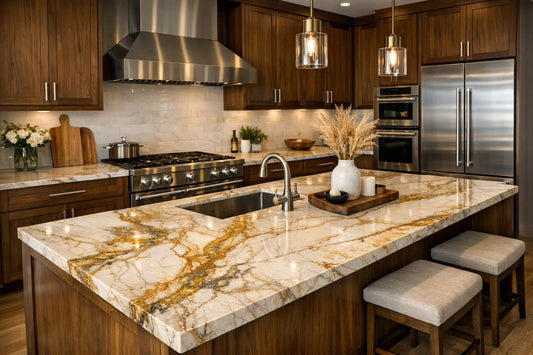 Golden Dragon Cambria: Elevate Interiors with Luxurious Stone - Zicana Boutique