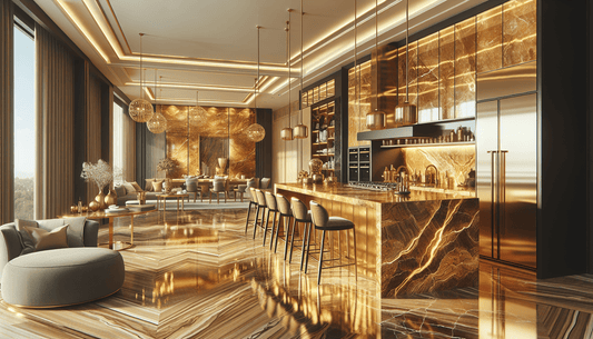 Golden Granite and Marble: Elevate Home Elegance and Design - Z Boutique by Marble Couture