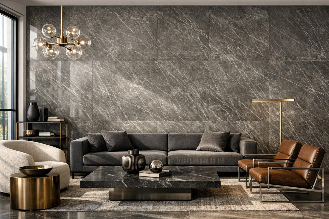 Graffio Smoke Tile for Elegant Architectural Designs - Zicana Boutique