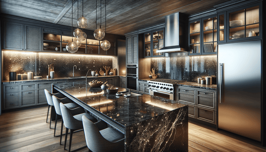 Granite Black Galaxy Countertop: Luxury, Durability for Discerning Homeowners - Z Boutique by Marble Couture