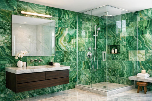 Green Bathroom Tiles: Transform Spaces with Zicana's Unique Designs - Zicana Boutique