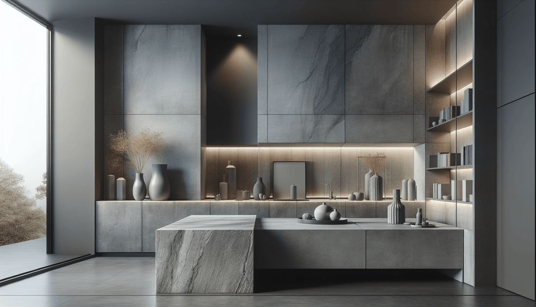 Grey Limestone Slab: Elegance for Discerning Homeowners and Professionals - Zicana Boutique