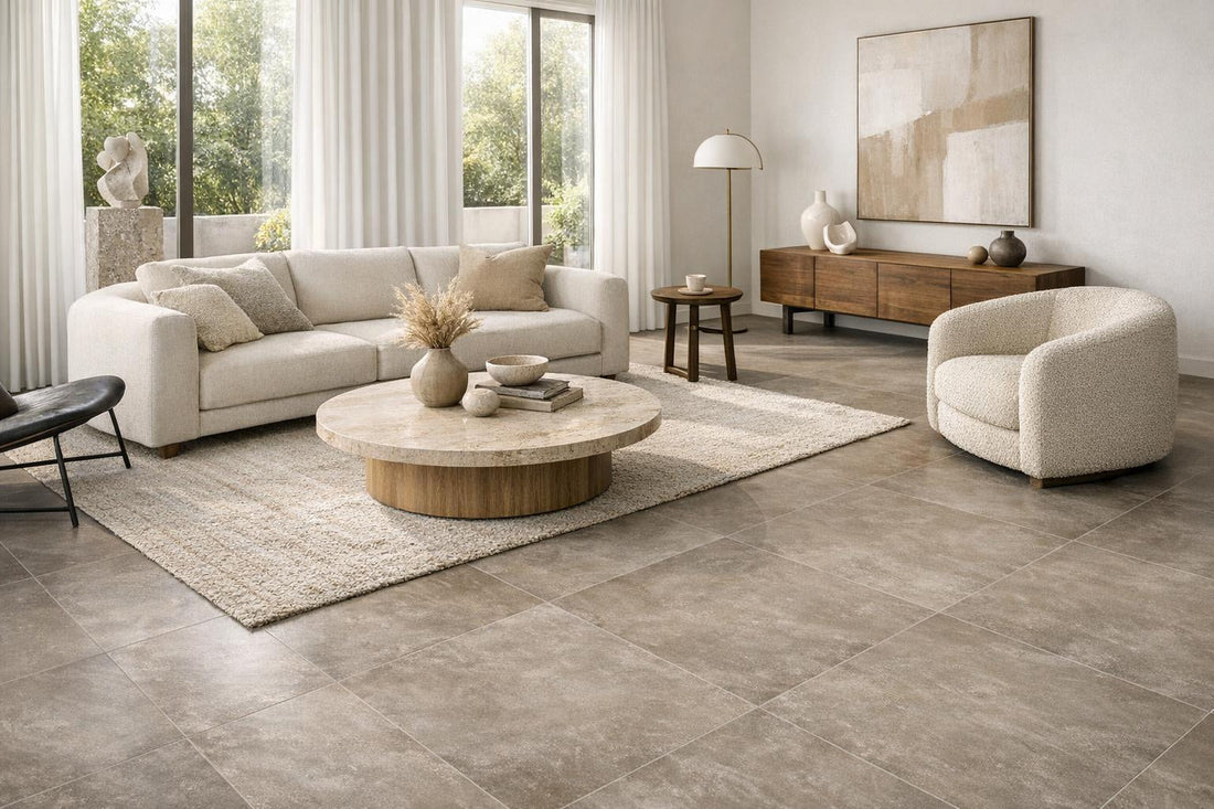 Grezza Taupe Tile: Elevate Spaces with Artistic Elegance - Zicana Boutique