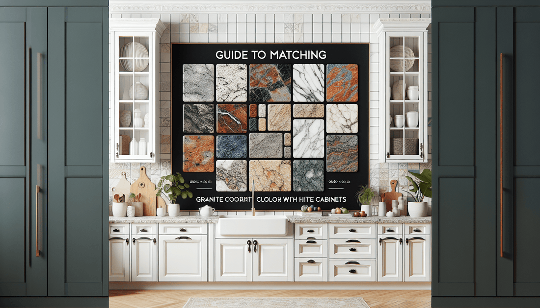 Guide to Matching Granite Countertop Colors with White Cabinets - Zicana Boutique