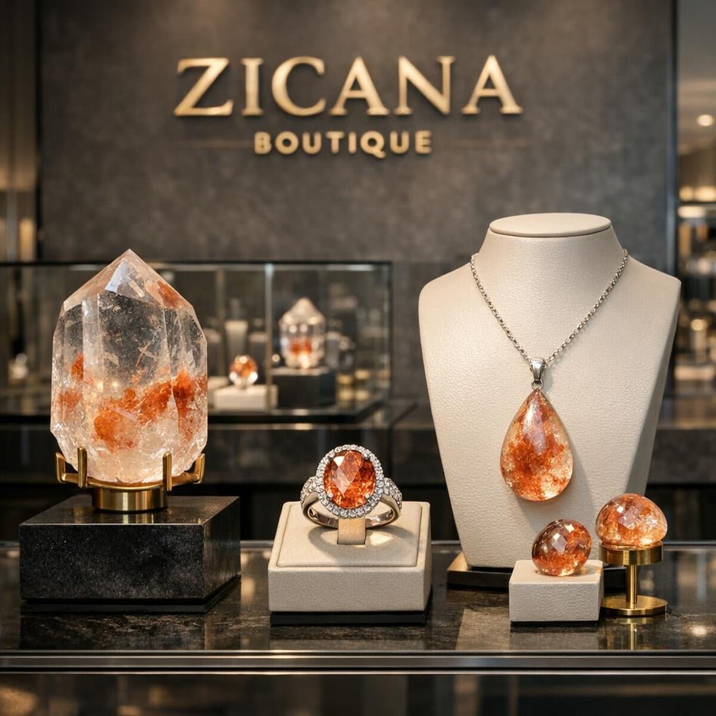 Haematoid Quartz Insights for Design Experts - Zicana Boutique - Zicana Boutique