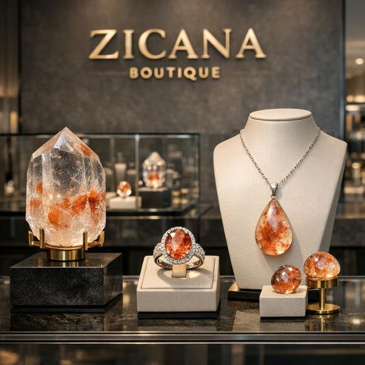 Haematoid Quartz Insights for Design Experts - Zicana Boutique - Zicana Boutique
